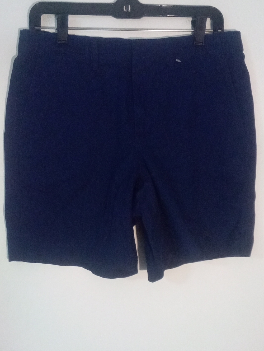Lands End Navy Casual Shorts Size 8 NWT $49.95 98% Coton